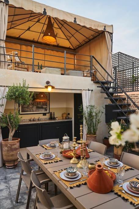 Riad Miloud En Exclusivite 10 P Au Coeur De La Medina Marraquexe Exterior foto