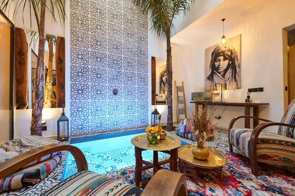 Riad Miloud En Exclusivite 10 P Au Coeur De La Medina Marraquexe Exterior foto
